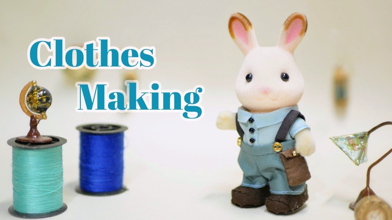 【ドール服メイキング】男の子に手作り服を作る・シルバニアファミリーsylvanian families