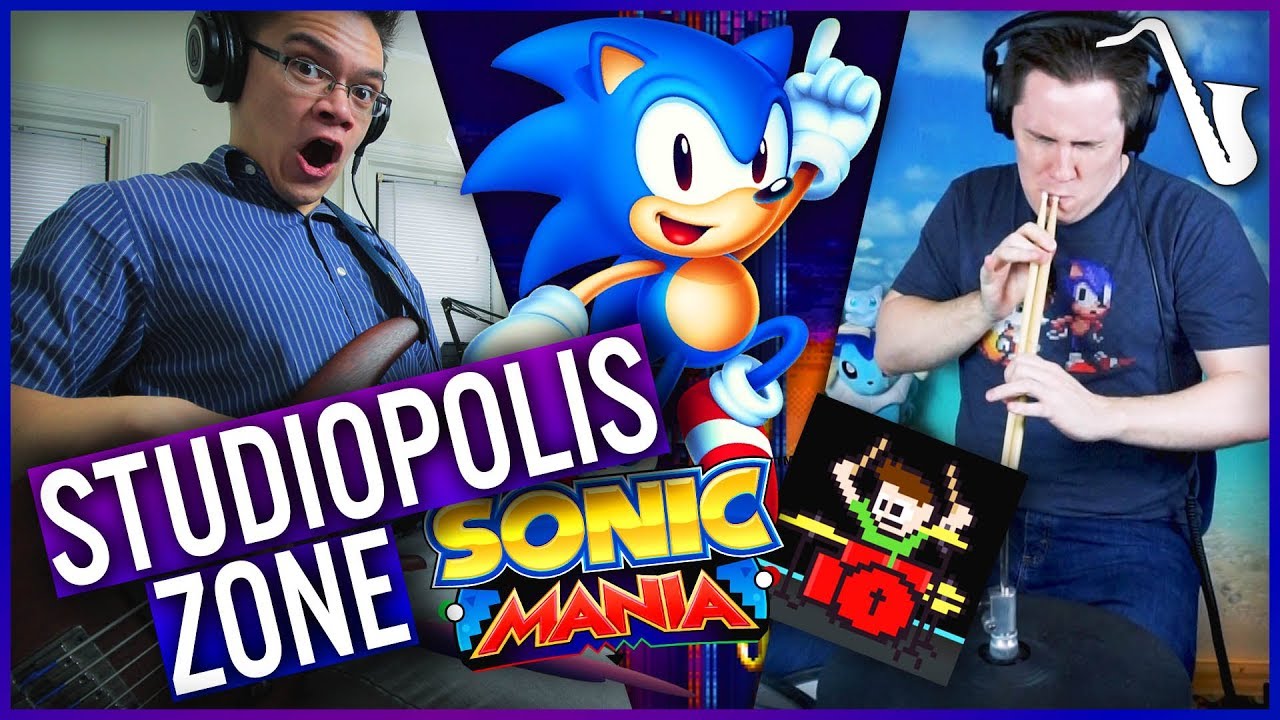 Sonic Mania: Studiopolis Zone (Act 1) Jazz Cover (feat. The8BitDrummer)