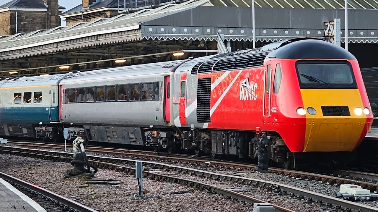 Romic HST RailTour 43122+43094 At Sheffield From Derby To North Road 