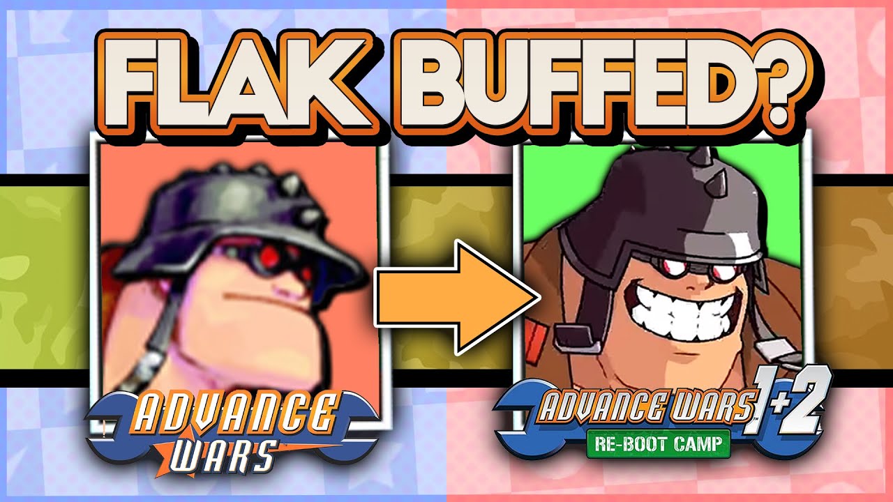 Is Flak Buffed In The Advance Wars 1+2 Re-Boot Camp?