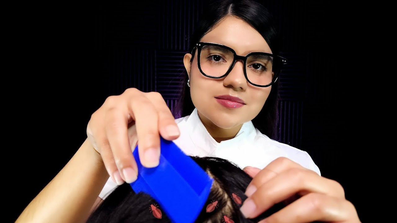 ASMR Sacándote los PIOJOS y LIENDRES Mientras te Relajas 💆 (Realista)