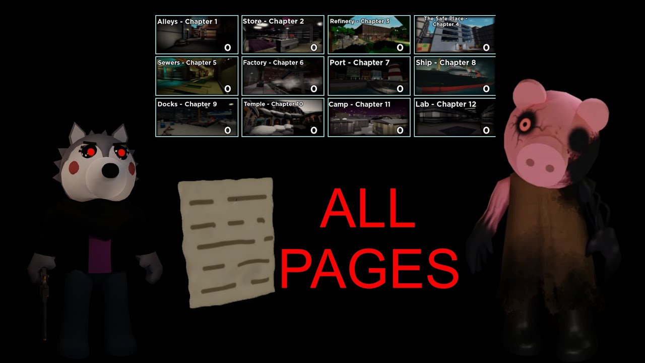Piggy Book 2: All Pages (Piggy (Distorted) + Willow Skin)