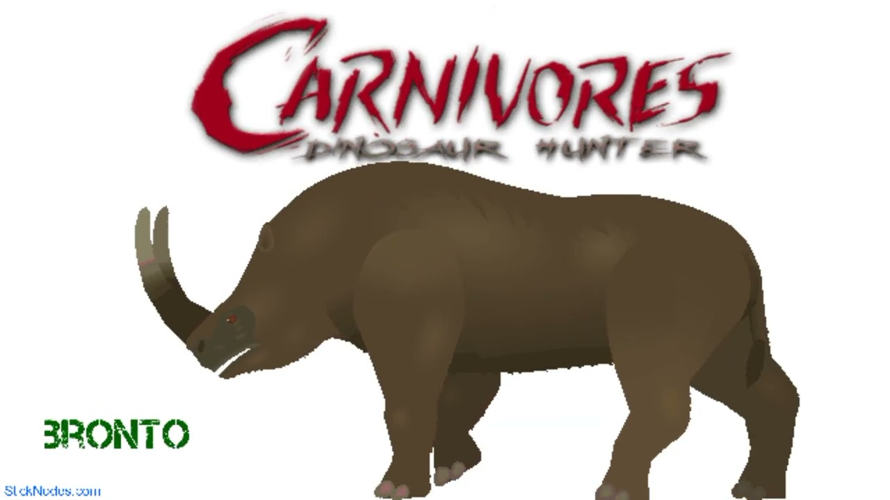 All dinos/animal that will appear in Carnivores vs Dino Crisis