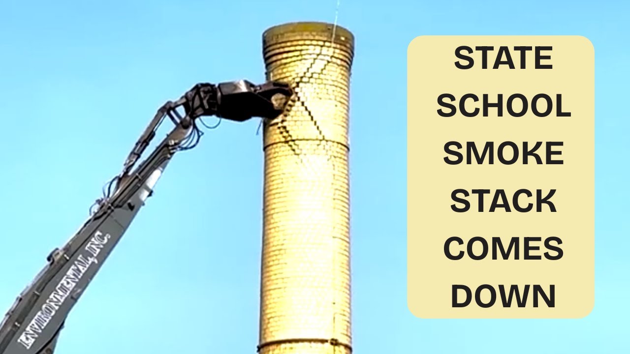 Belchertown Smoke Stack Demolition