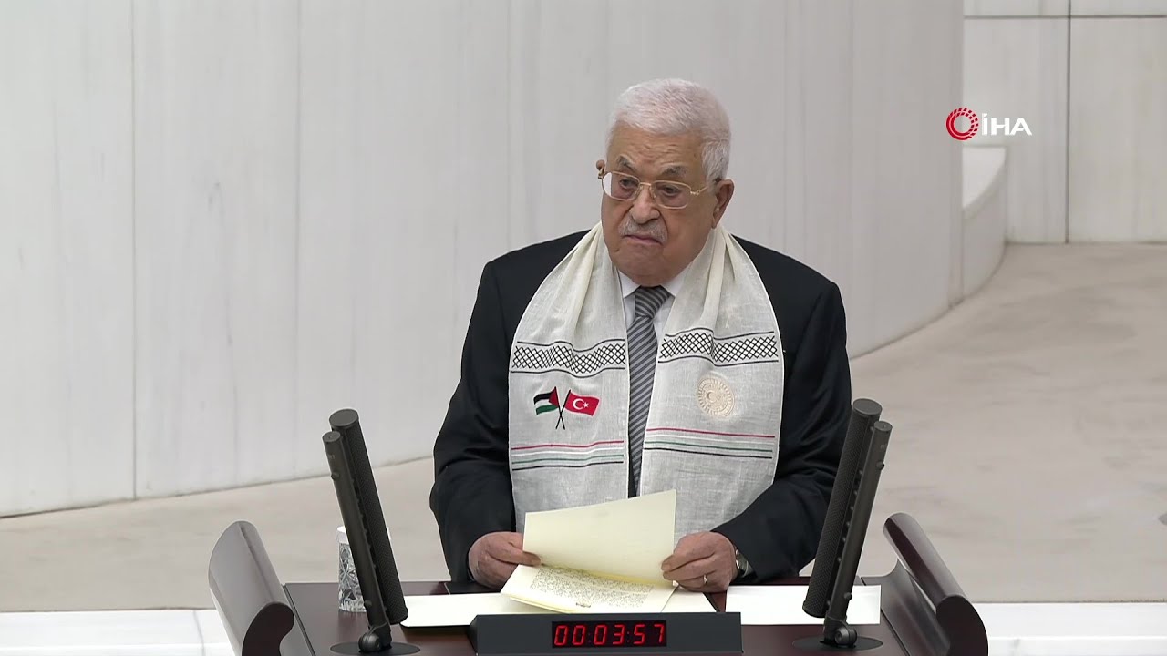 Filistin Devlet Başkanı Mahmud Abbas TBMM'de Konuşuyor