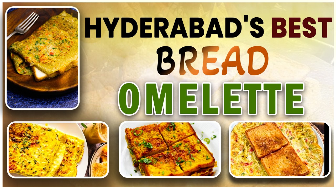 Hyderabad's Famous Bread Omelette | Best Street Food Recipe | Hybiz TV