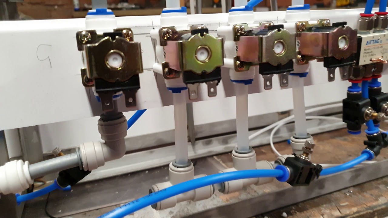 Can Filler ~ Solenoids & Pipework