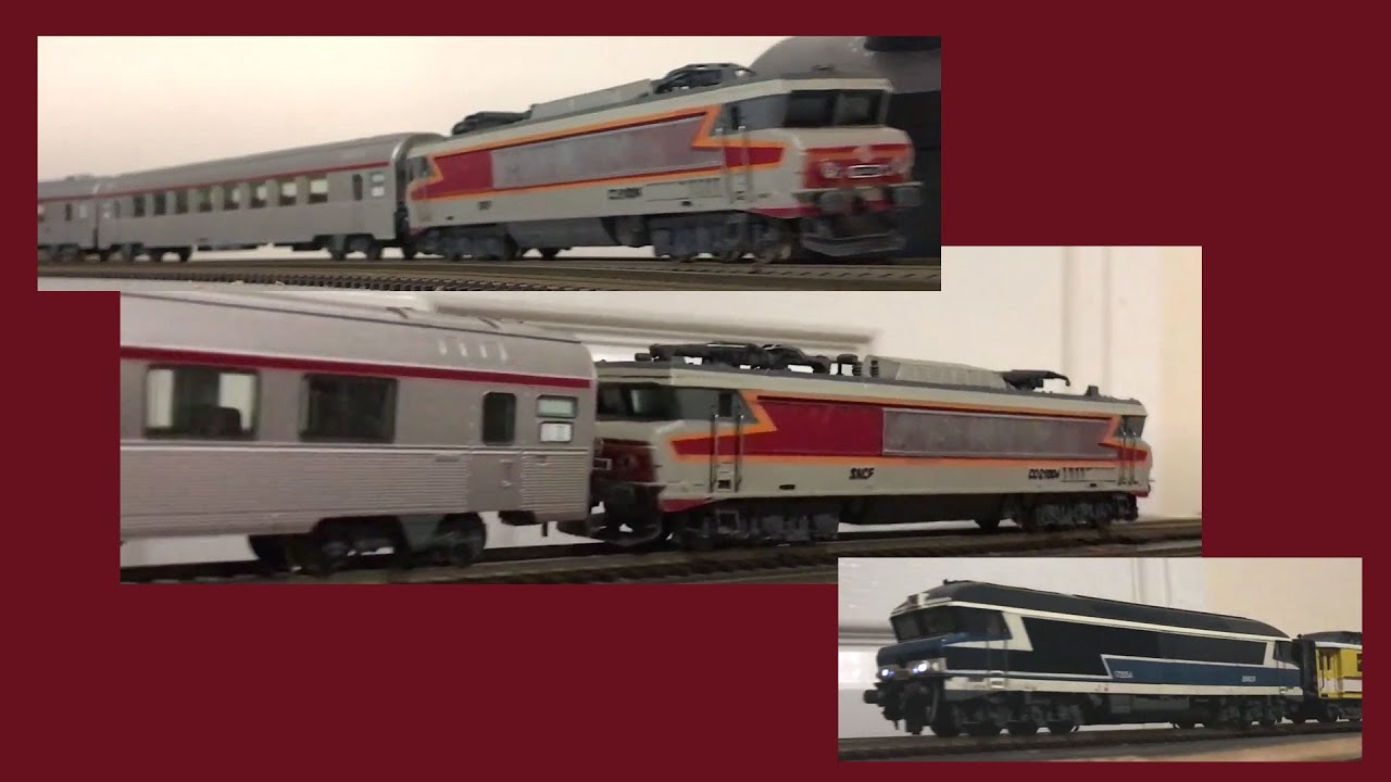 SNCF in HO: TEE Cisalpin (Paris-Milano) with Jouef CC21004 vs CC72000 with Paris-Basel