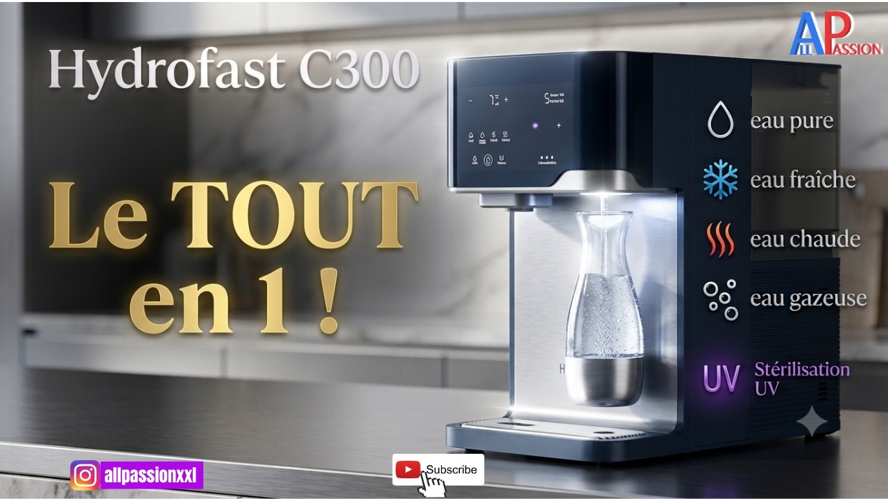 Hydrofast C300 Review: pure, chilled, hot, sparkling water... all in one device!