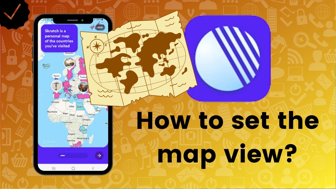 How to set the map view on Skratch?