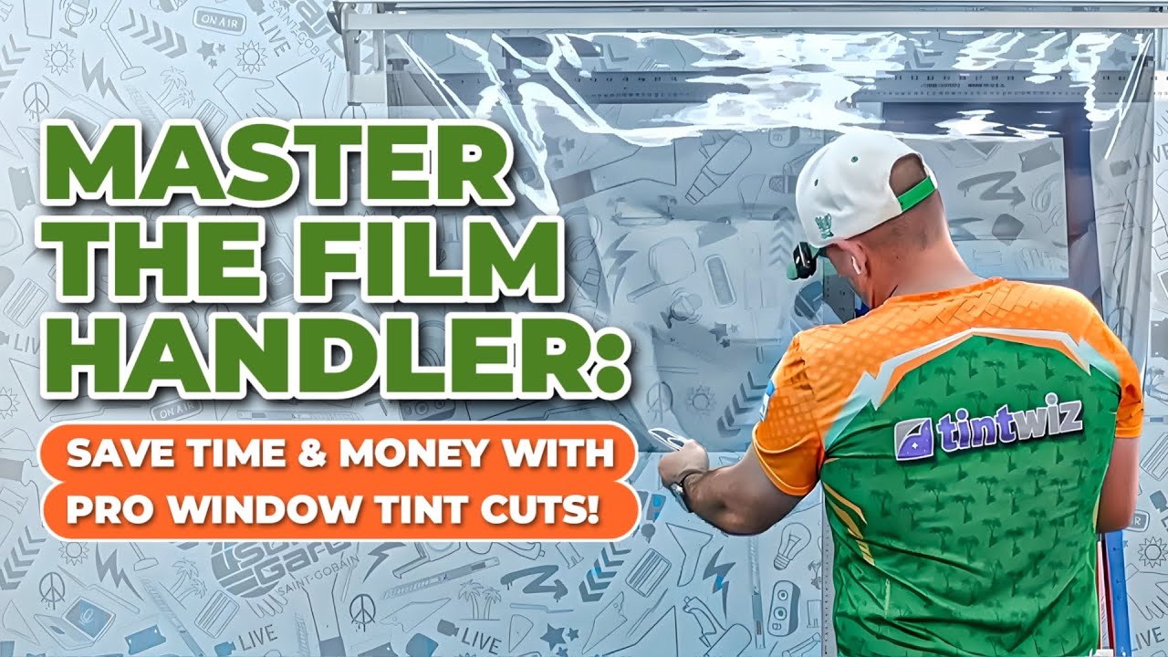 Master the Film Handler: Save Time & Money with Pro Window Tint Cuts!”