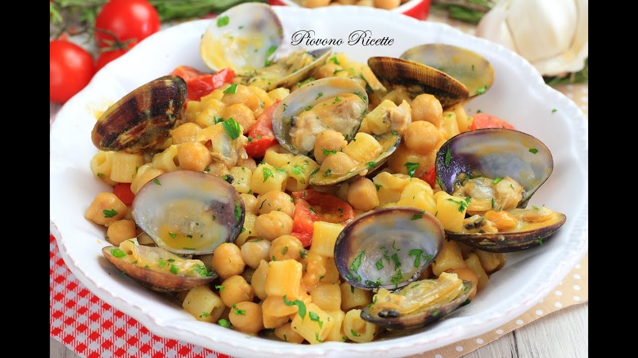 Pasta con ceci e vongole: cremosa, saporita ... un piccolo capolavoro di bontà!