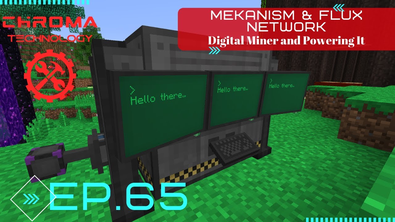 CHROMA TECHNOLOGY ~ Ep.65 ~ Auto Mining with The Digital Miner! ~Modded Minecraft 1.12