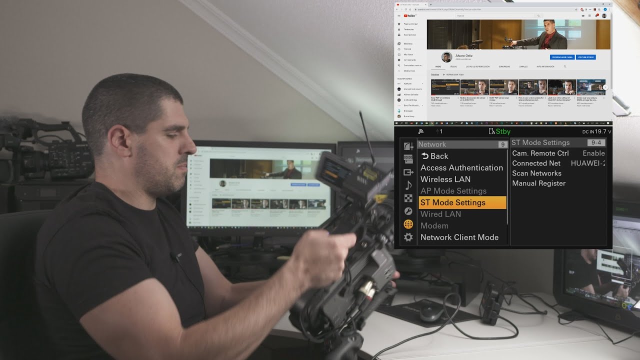 How to remotely operate a SONY FX9
