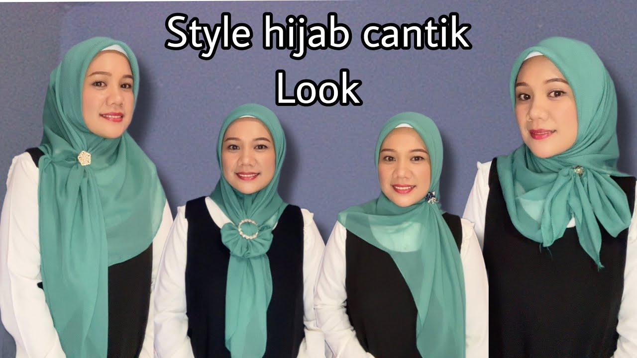 Tutorial hijab bella square untuk kondangan & jalan,#subscribe #tutorialhijab #style #hijab