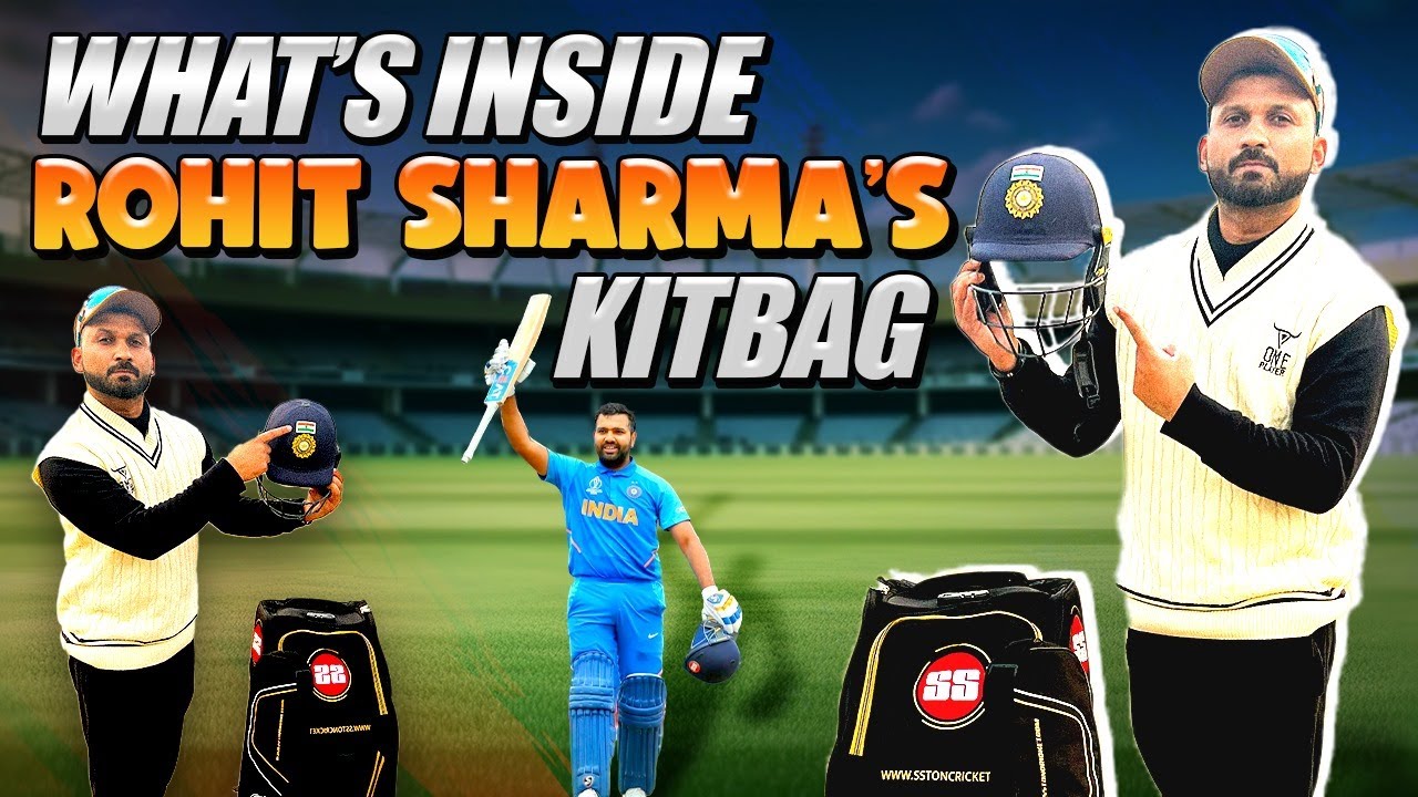 From Bats to Gloves: Rohit Sharma's Cricket Kitbag Unveiled! | @SportsLaunchpad