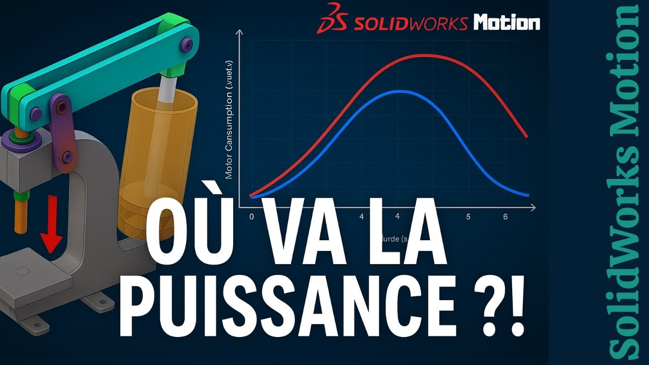 SolidWorks Motion: Как механический пресс преобразует энергию? (Полный анализ)
