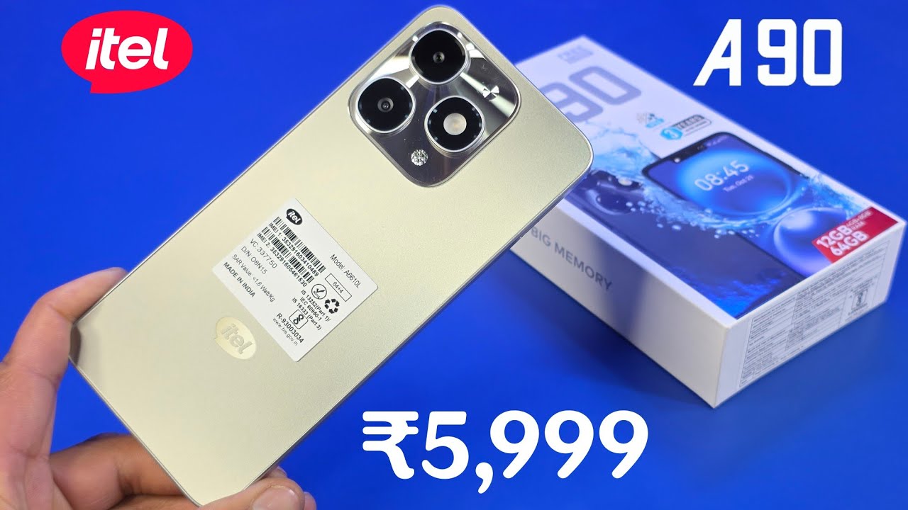 Itel A90 2026! Unboxing | Review | Camera | Cheapest Smartphone