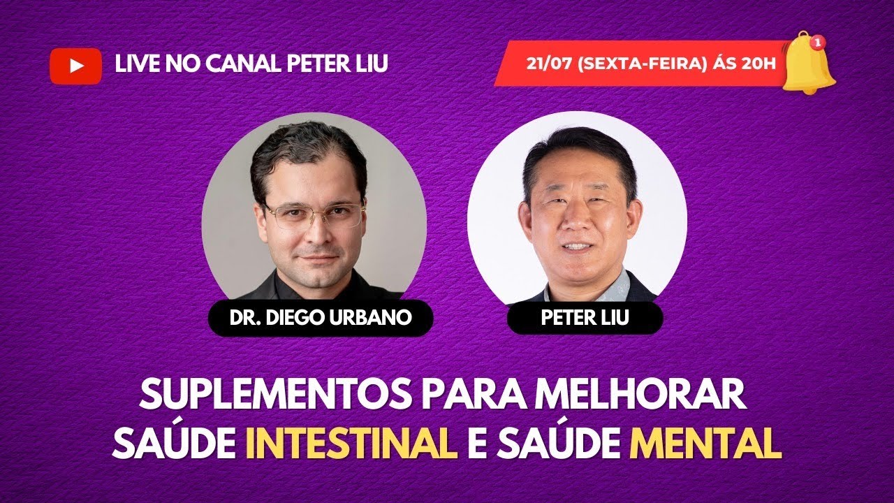 SUPLEMENTOS PARA SA&Uacute;DE INTESTINAL E SA&Uacute;DE MENTAL COM DR. DIEGO URBANO