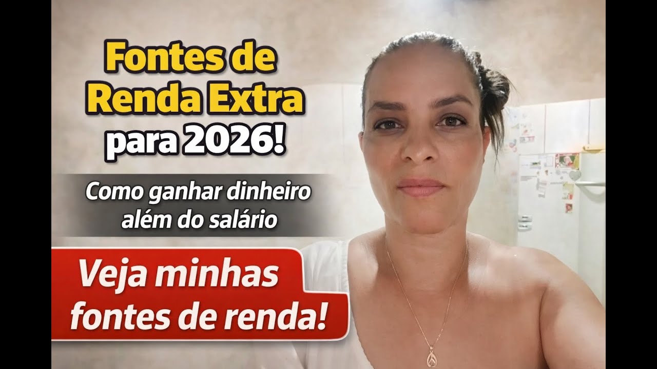 Minhas Fontes de Renda Extra Atualizadas para 2026.