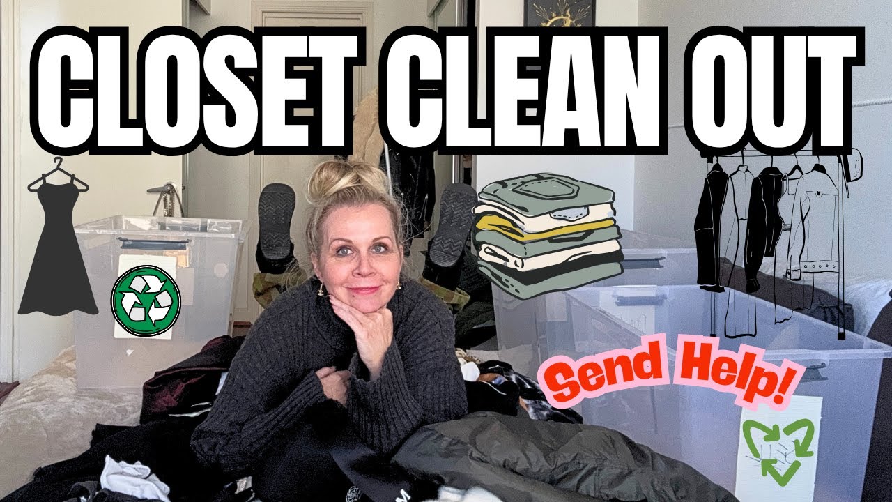 Closet Clean Out | I'm in hell 😂🙈