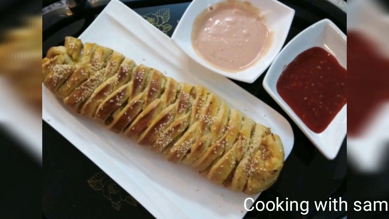 Tasty chicken bread