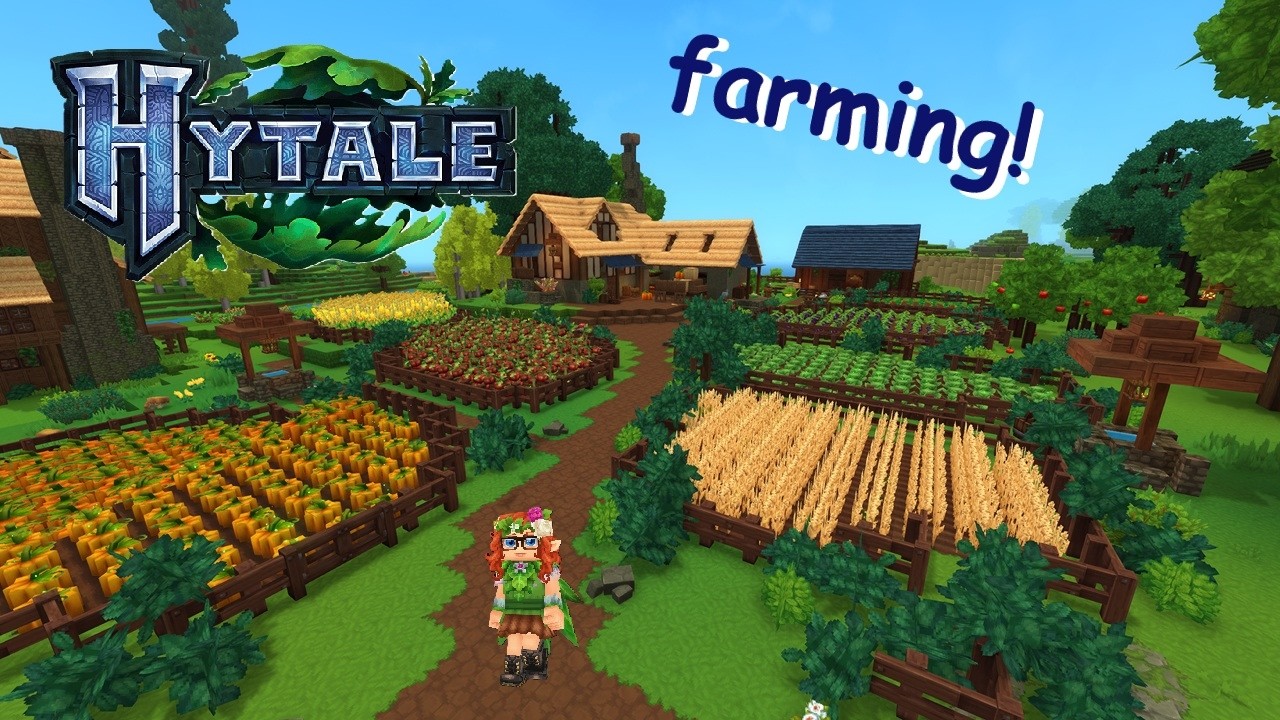 Hytale - Cozy farm build Episode 4