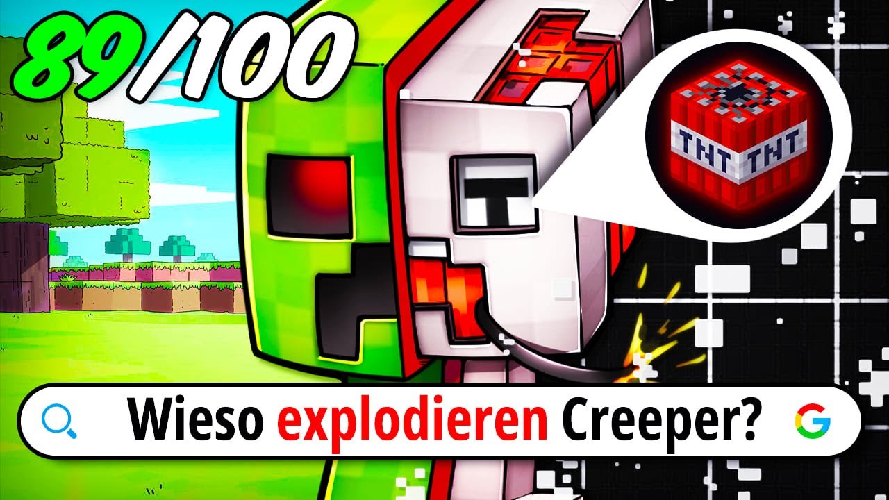100 Minecraft Fragen, die sich jeder stellt