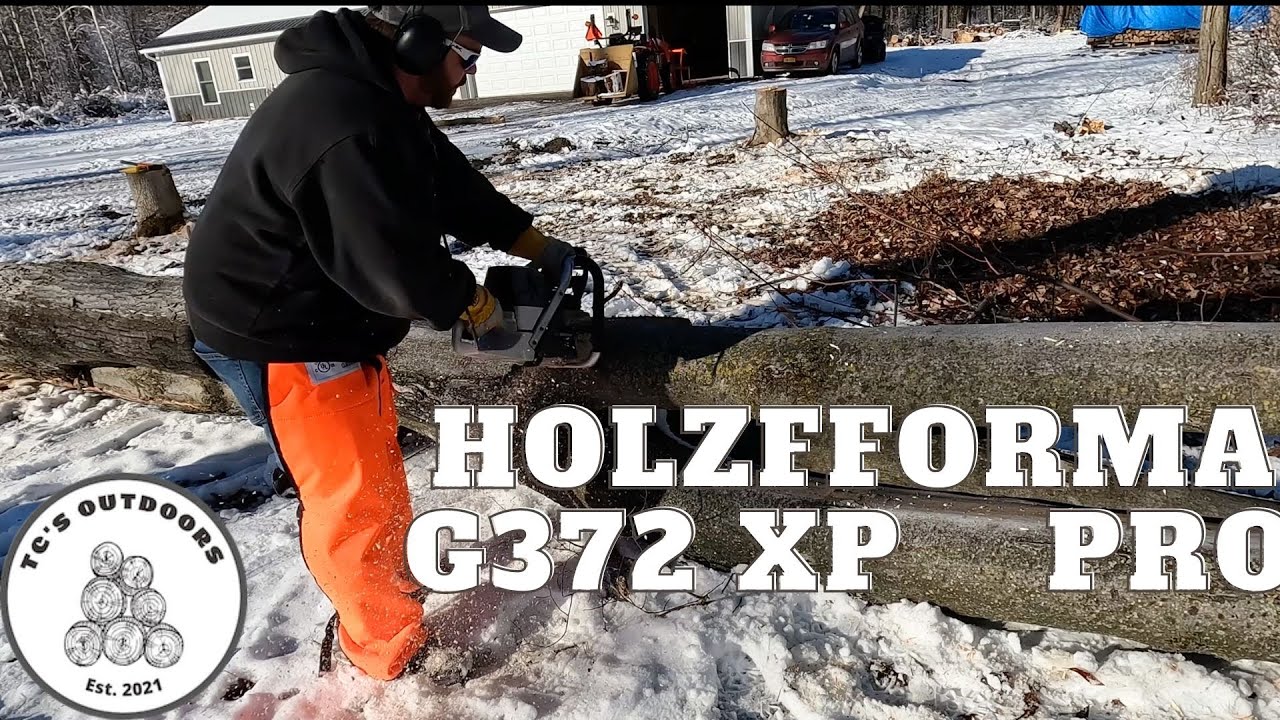 Tree Felling with the Holzfforma g372xp pro