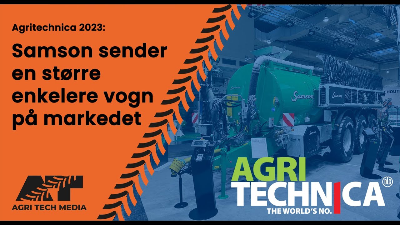 🇩🇰 Samson klar med en større enkelt gyllevogn
