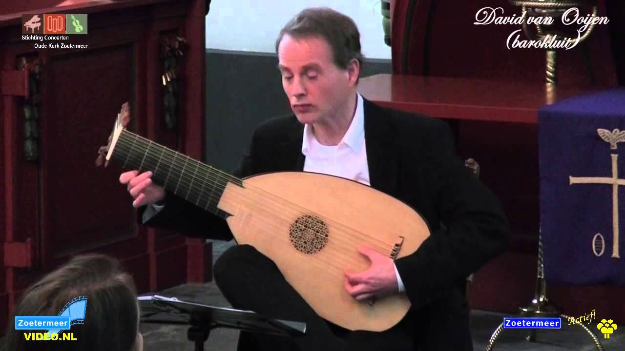 Lunchpauzeconcert woensdag 9 januari 2013 Oude Kerk Zoetermeer, David van Ooijen (Barokluit)