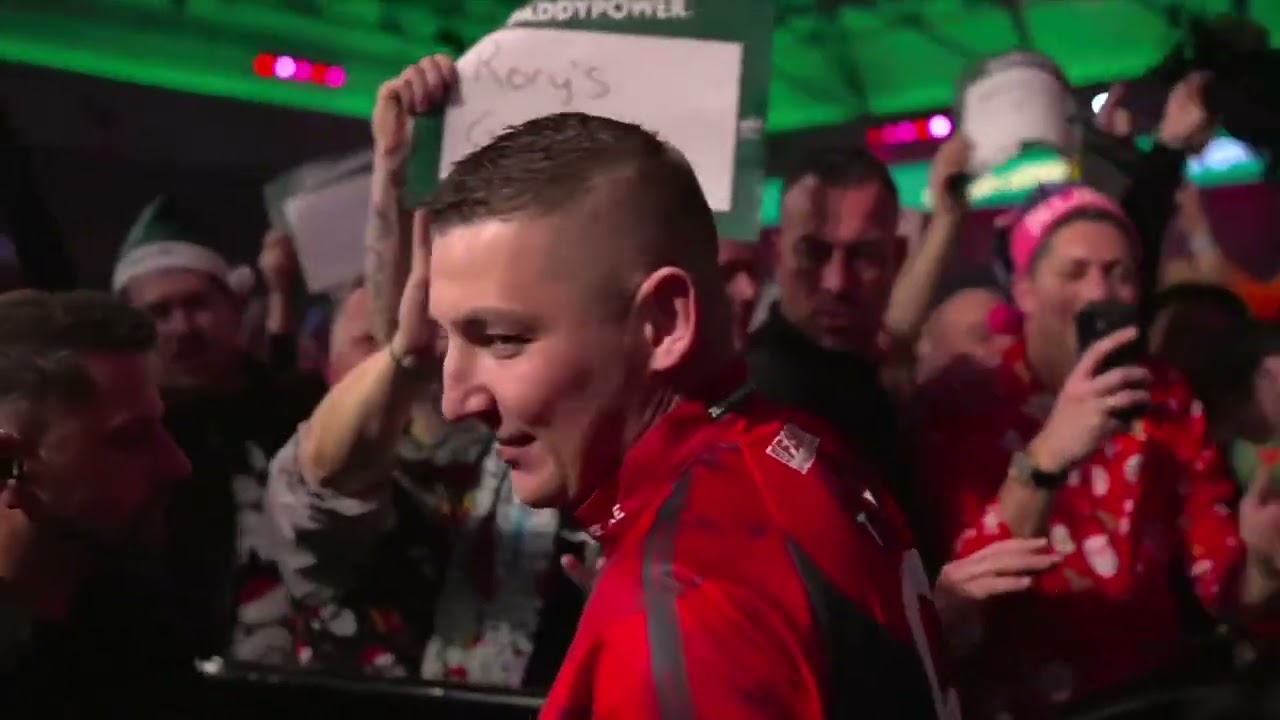 Nathan Aspinall WALK ON (Mr. Brightside) - World Darts Championship 2026 Round 1
