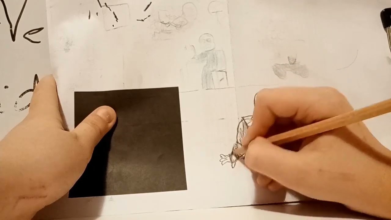 How to Draw Sub-Zero from Mortal Kombat Tutorial. in romanian