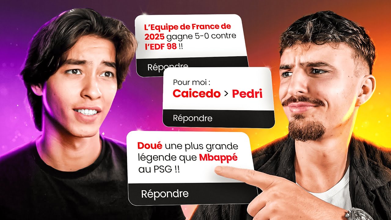 🥶 ON JUGE VOS UNPOPULAR OPINIONS avec FrankoEnDetente (PSG, EDF,...)
