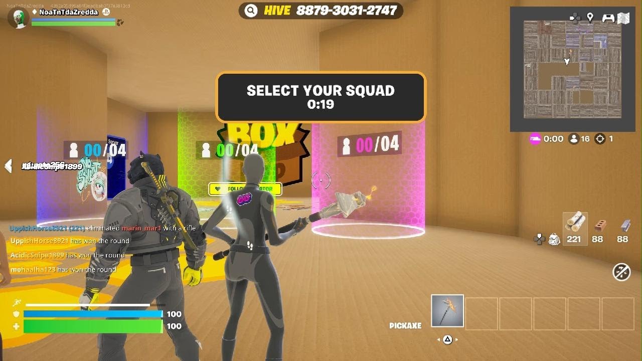 Fortnite 4v4 box PvP part 3