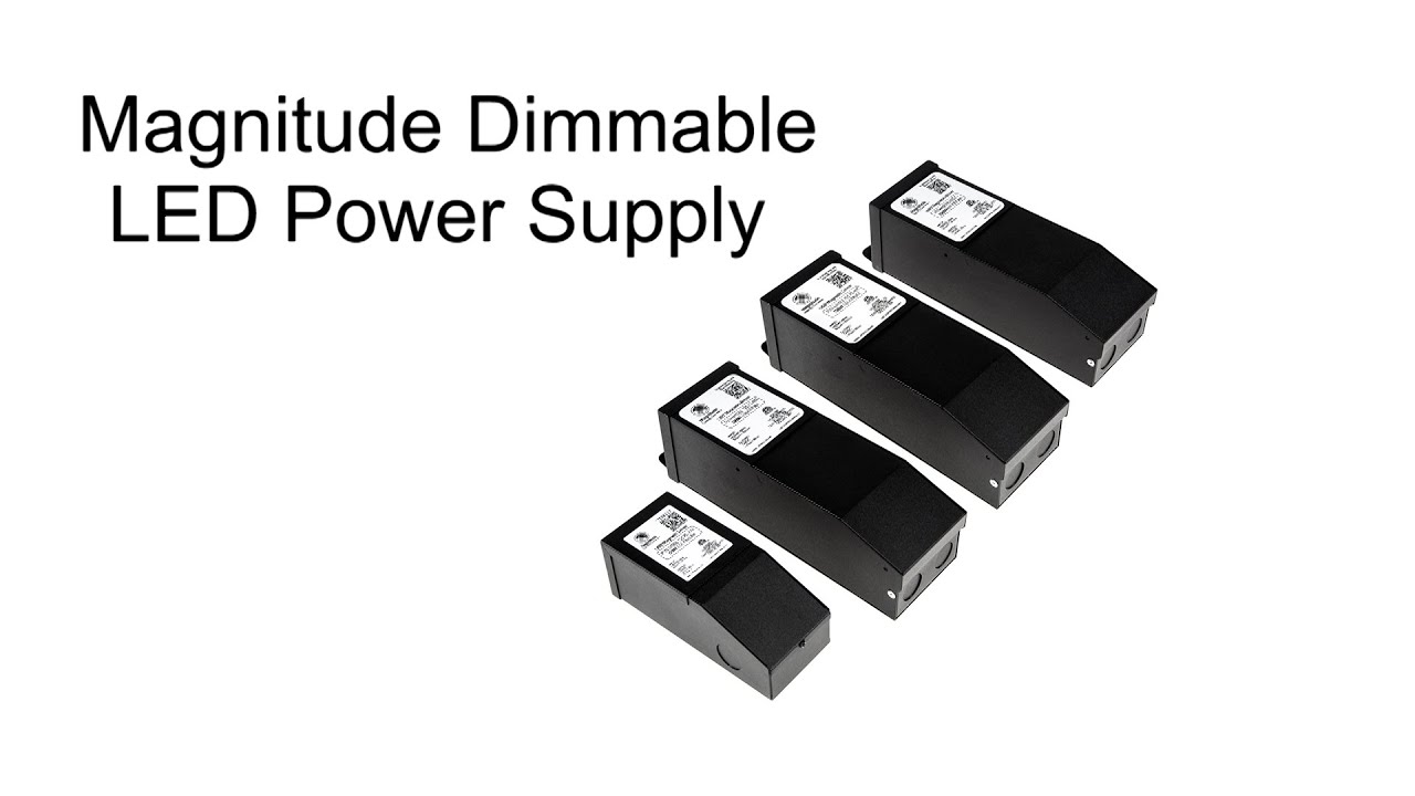 How To Wire Magnitude Dimmable LED Power Supply