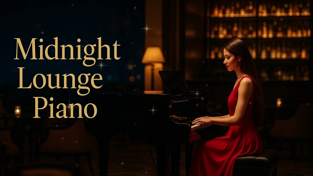 🎧【學習專注系列】🎼Midnight Lounge Piano：夜色琴醇 🍷🎹