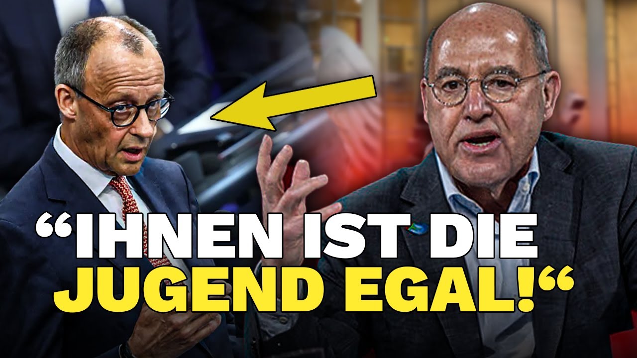 Merz VERHEIZT Junge Menschen! Gregor Gysi Spricht KLARTEXT!