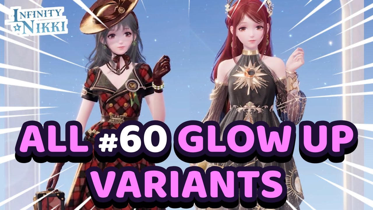ALL GLOW UP COLORS ✨ Every Extra Variants in Infinity Nikki 💜