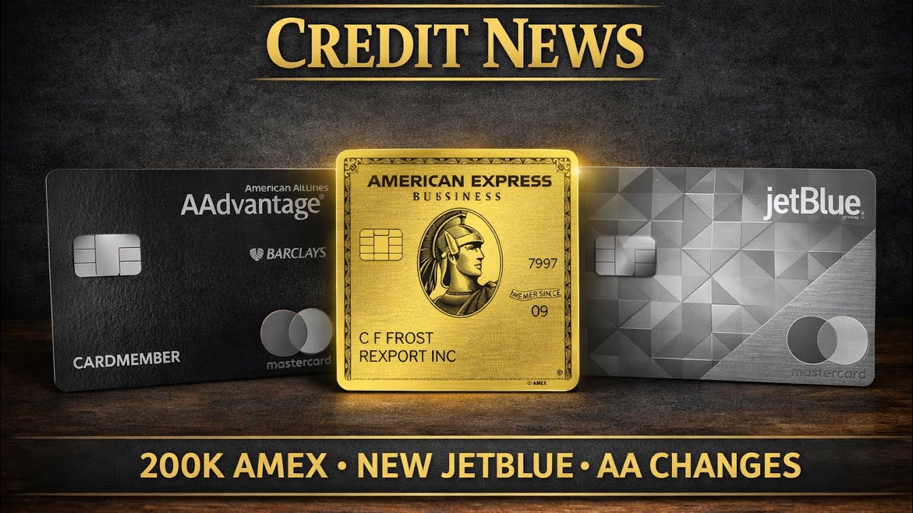 200K Amex Offer, New JetBlue Card, Credits Getting Worse