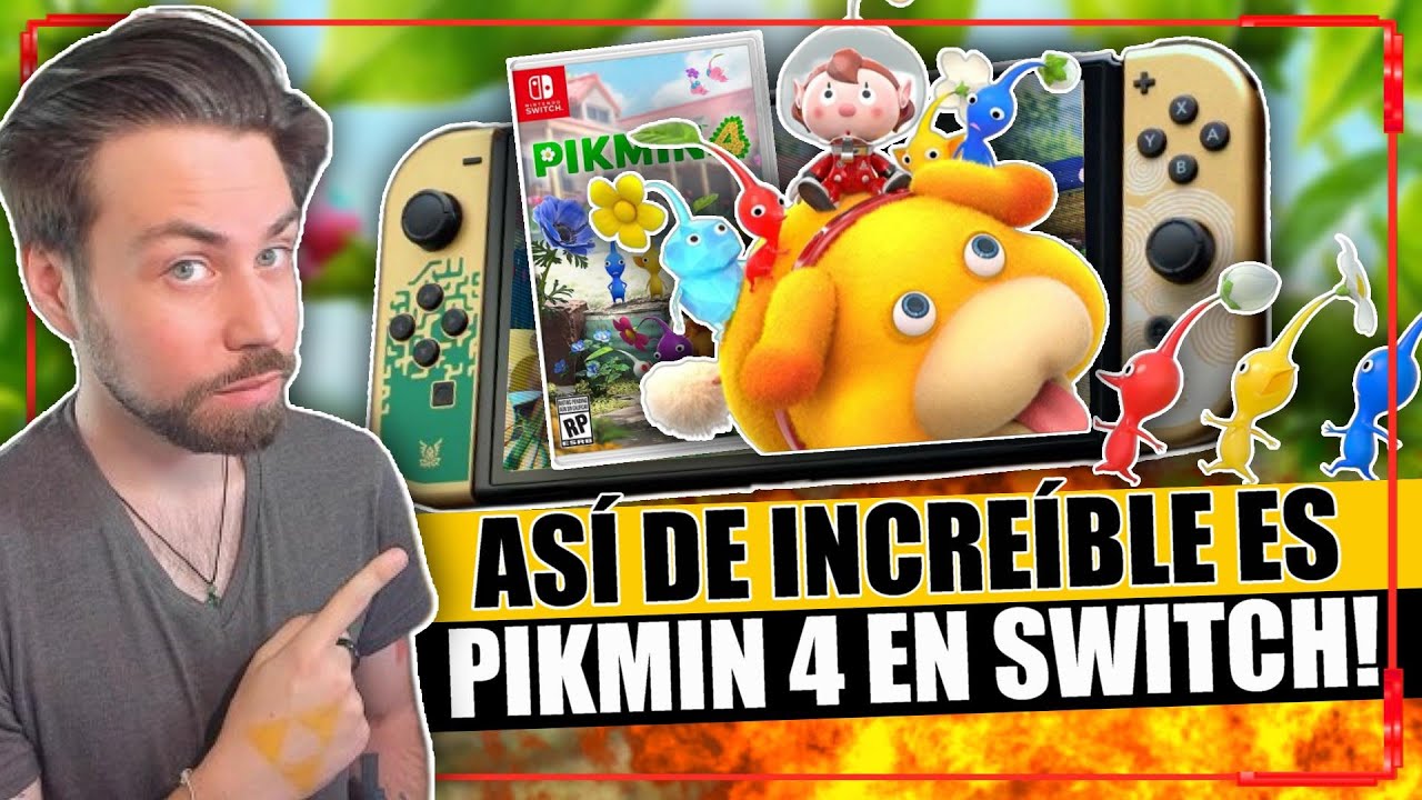 Así de INCREÍBLE es Pikmin 4 en Nintendo Switch! Menudo JUEGAZO se ha marcado Nintendo!