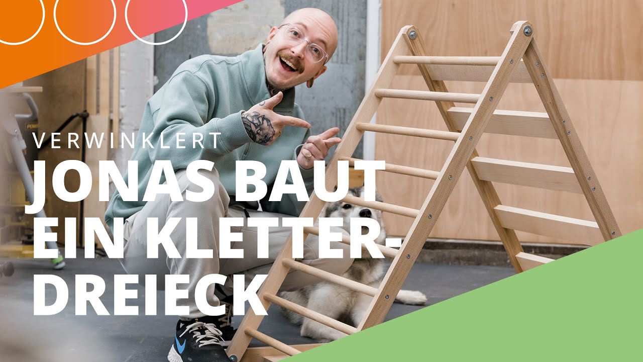Kleines Klettergerüst für Kinder einfach selber bauen - 