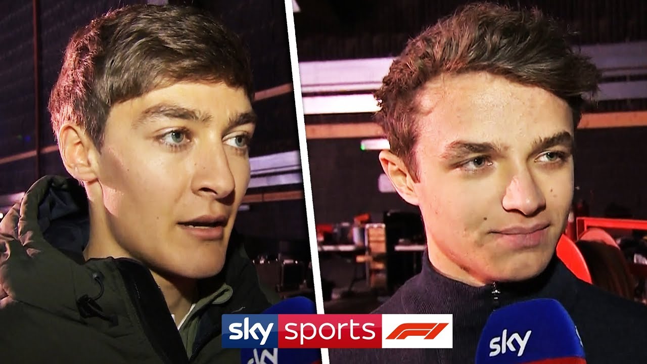 George Russell & Lando Norris | Meeting F1's newest Brit drivers!