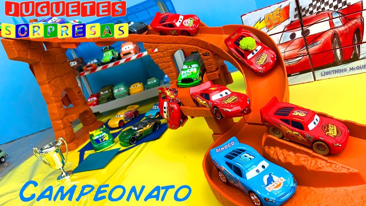 DISNEY CARS RAYO MCQUEEN 6 PACK CAMPEONATO