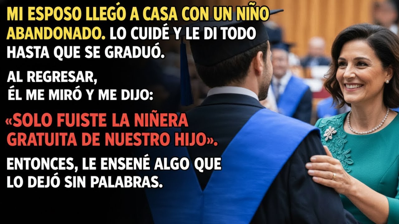 ¡MI ESPOSO LLEGÓ A CASA CON UN NIÑO ABANDONADO Y ME OBLIGÓ A CUIDARLO COMO SI FUERA...