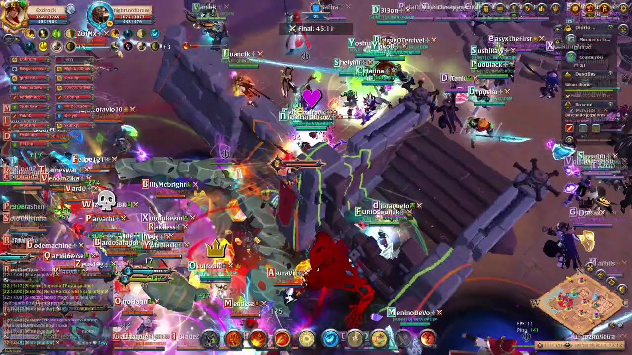 Quinta-Ordem ZvZ PvP Dps