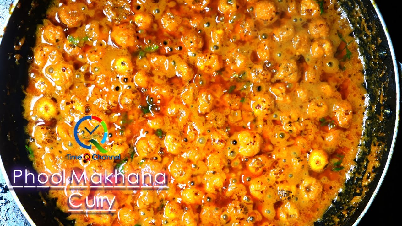 Phool Makhana Curry🥧 || Lotus Seeds Curry🌷 || Masala Makhana recipe😋