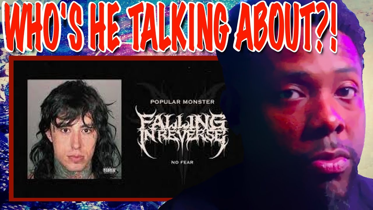 WHO is He TALKING ABOUT?! FALLING IN REVERSE - NO FEAR #fallinginreverse #reaction