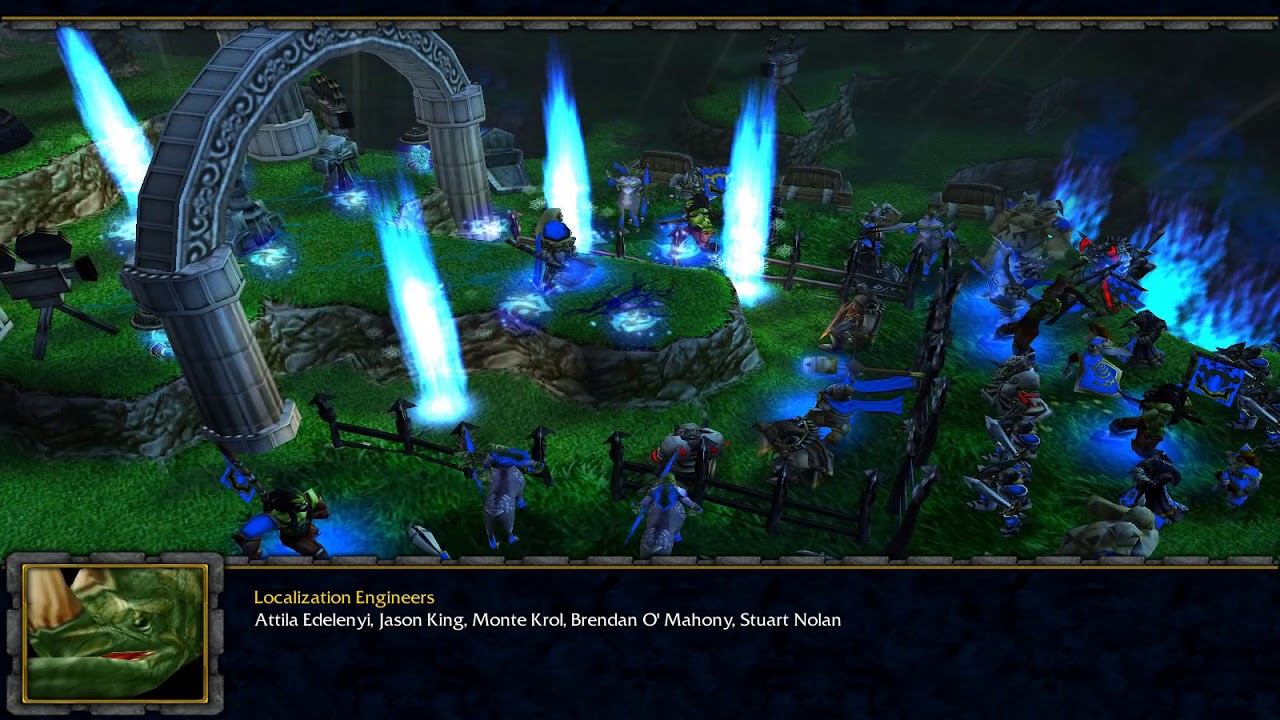 Warcraft 3 - Reign of Chaos - Ending Credits (Starcraft Scene Included)