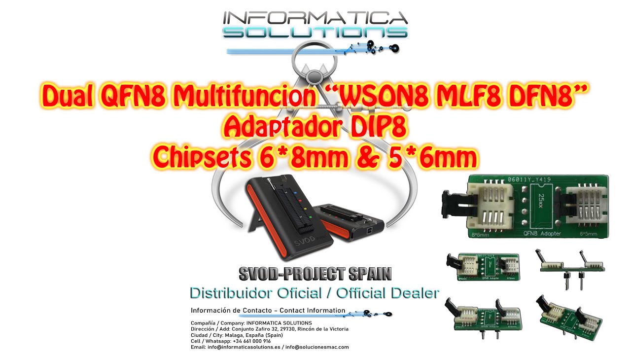 Adaptador QFN8 - A pedido de los suscriptores